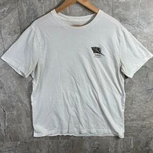 Old Navy white graphic tee with mollusc design mens Size large #graphictee